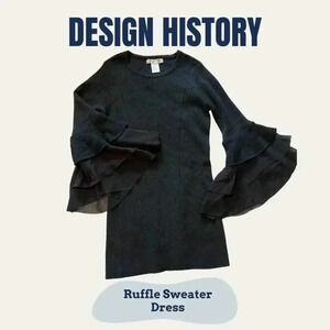 Design History: Ruffle Sweater Dress